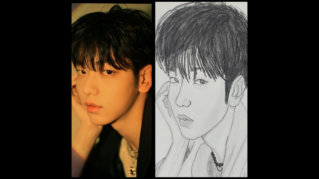 How to Draw a (TXT) Soobin Sketch || Soobin Drawing || Easy