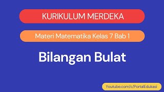 Kurikulum Merdeka Matematika Kelas 7 Bab 1 Bilangan Bulat