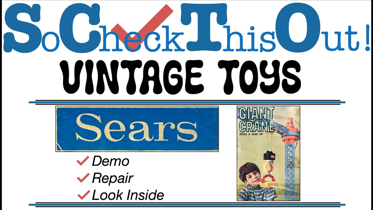 Sears GIANT CRANE - Vintage 