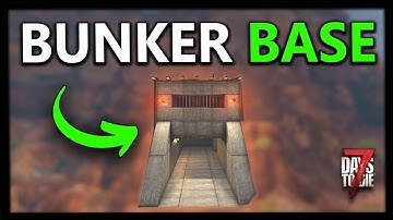 7 Days To Die - Epic Underground Mountain BASE TOUR