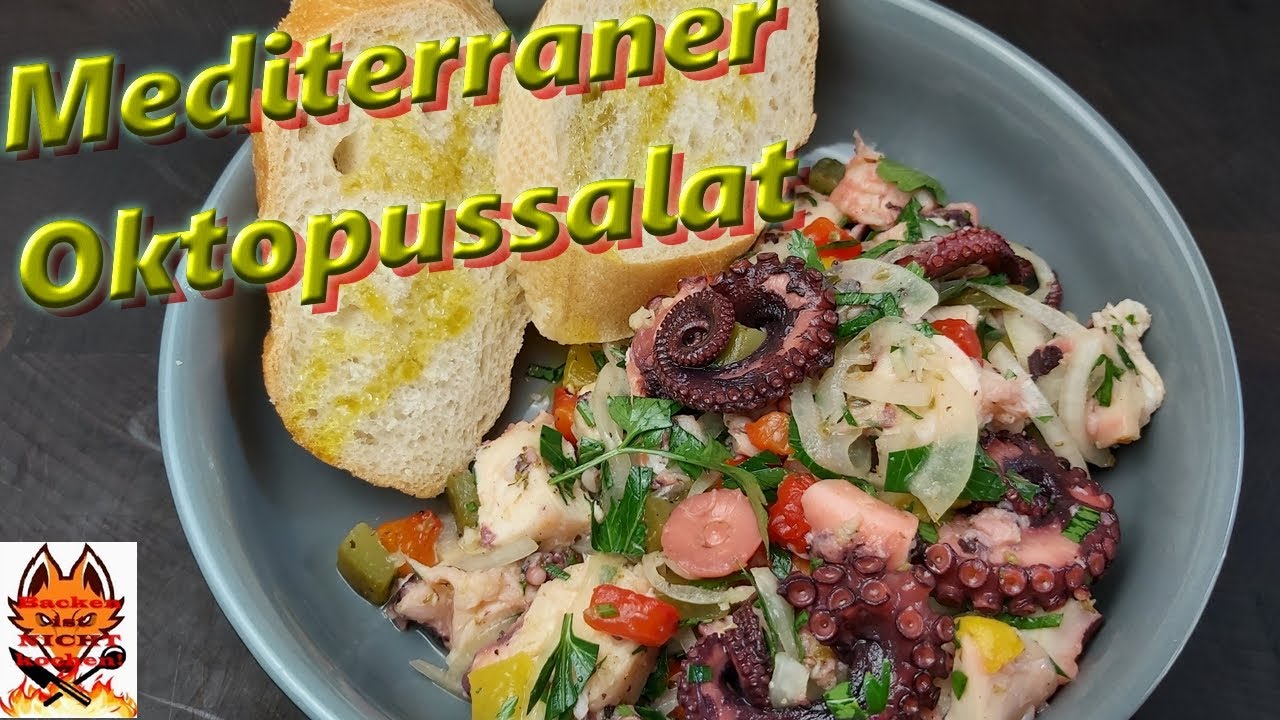 Mediterraner Oktopussalat