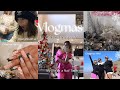 Vlogmas 2023  glam christmas nail tech weekend