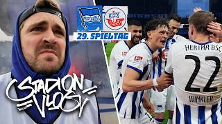 Wir HAFTEN für die 3 PUNKTE 🔥👀 Hertha BSC vs. Hansa Rostock - STADION VLOG 🏟⚽