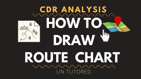 Get Route Chart from CDR file || CDR Analysis using Excel