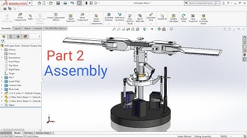 Helicopter Main Rotor Head Assembly Tutorial in Solidworks