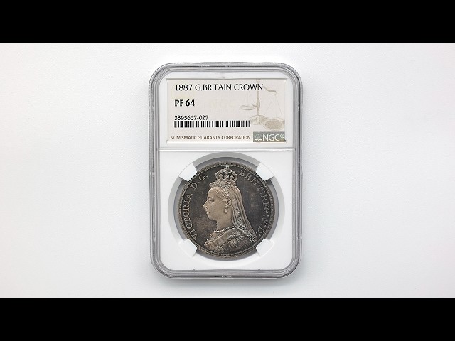 1887 英国（イギリス） ヴィクトリア女王 ジュビリーヘッド 1クラウン