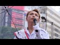 スーパークレイジー君 西本誠が演説の最後に涙!【新宿アルタ前】東京都知事選挙2020