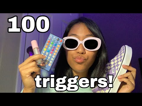 ASMR 100 Triggers in 8 Minutes 🤍