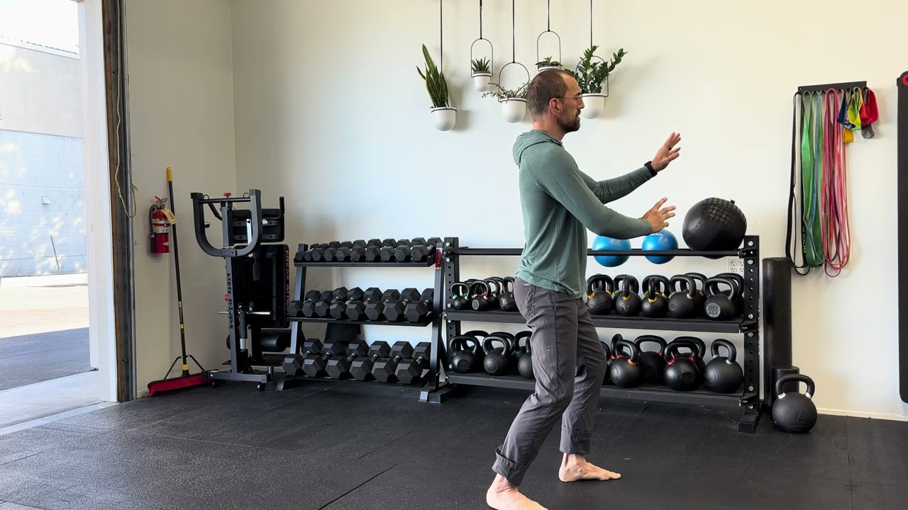 Tai chi:  four corners practice.