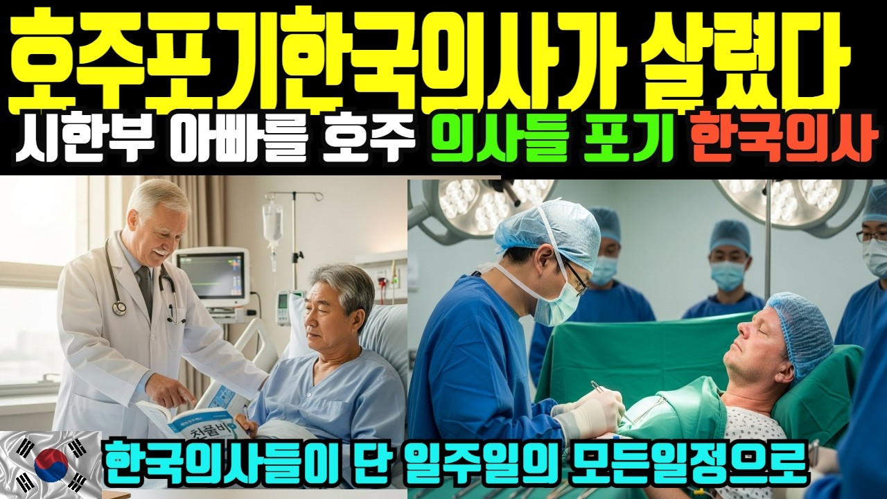 [해외감동사연] 우리 아빠 제발 살려주세요.  한국 병워 의사를 만나야되요.
