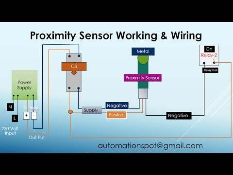 Proximity Sensor Working Principle | Proximity Sensor wiring Npn and Pnp