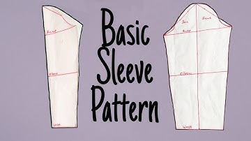 2 Ways To Draft a Basic Sleeve Pattern | Easy Sleeve Pattern Drafting