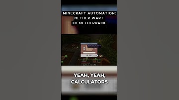 Minecraft Automation Nether Wart to Netherrack Efficiency!