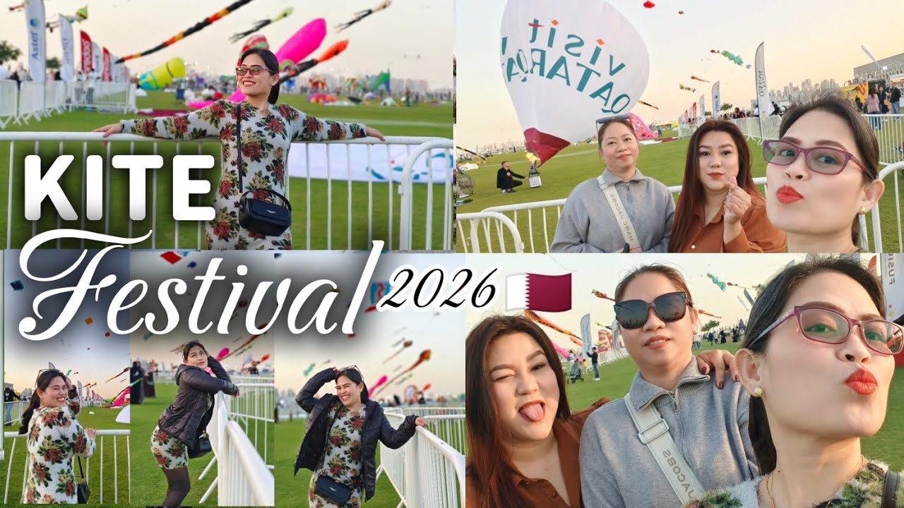 🇶🇦2026|KITE FESTIVAL BONDING with BHE JENNY and MADAM VANJ|Lucy Pagalan 