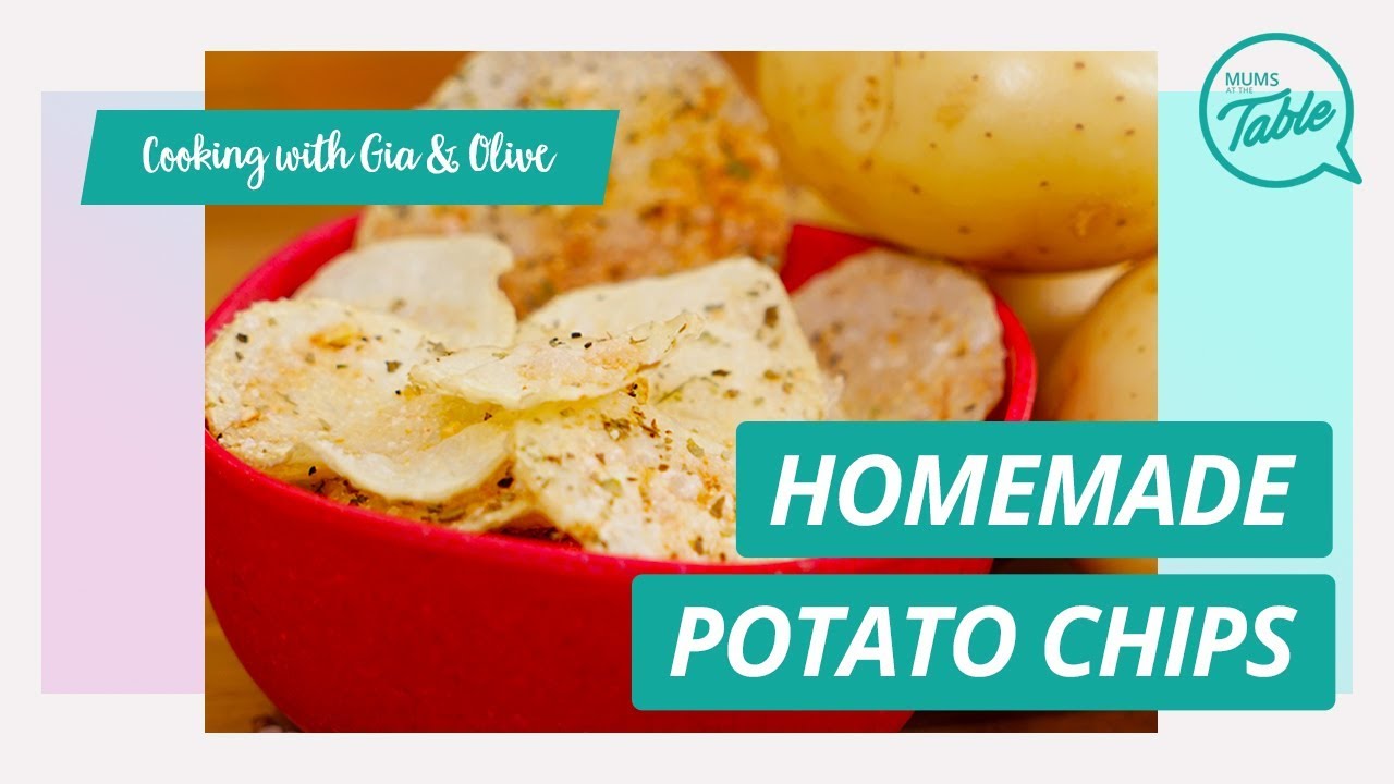 Homemade Microwave Potato Chips — a simple and delicious snack Cooking