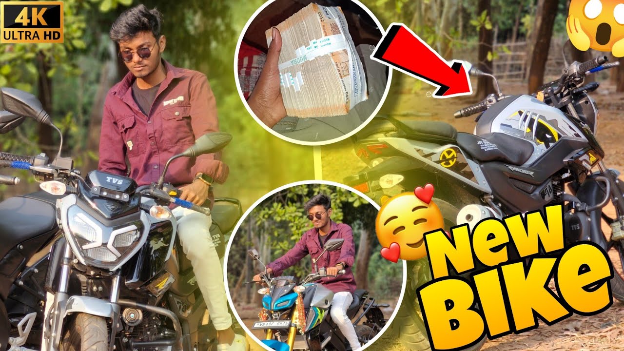 New Bike Le Liya🤩 /TVS Rider Top Model