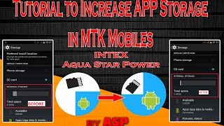 How to Increase APP storage or Re-partition internal storage in Aqua Star Power (MTK Device))