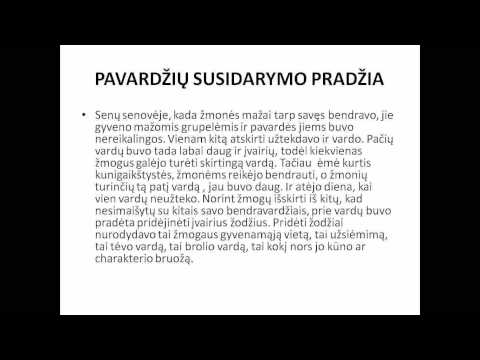 Video: Šaunios pavardės berniukams ir mergaitėms