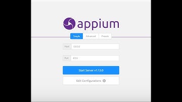 Appium Tutorial Download and Installation Appium Windows 10