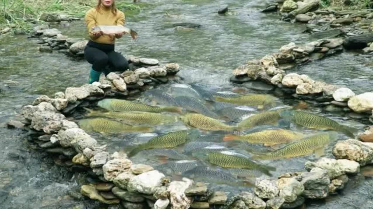 Make traps and catch big fish to sell🐟 