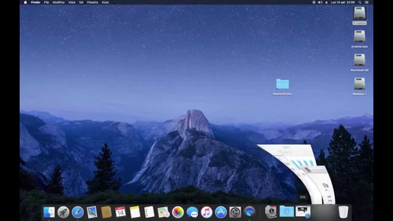 Mac OS X 10.11 El Capitan Animations in Slow Motion (QE/CI) - YouTube
