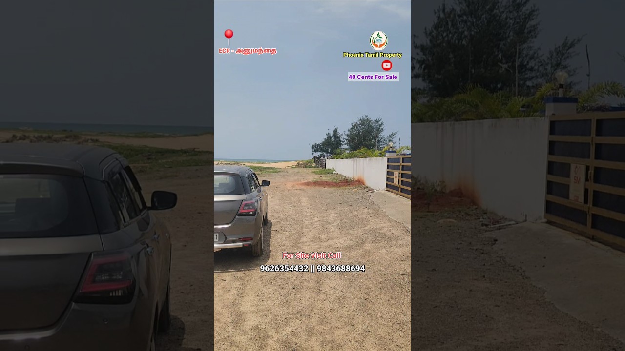 Beach View Property For Sale | 40 cents| ECR Anumandhai 