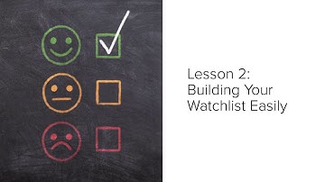 Lesson 2: Building Your Morning Watchlist (in 1 Minute)