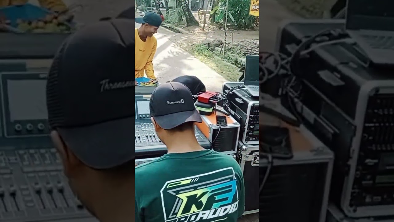 cek soun kf audio di desa cepoko