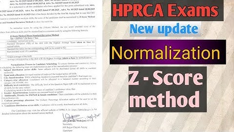 New update regarding  HPRCA  [ Normalization ]  || Z-score method  || #newupdate #hprca #tgt 
