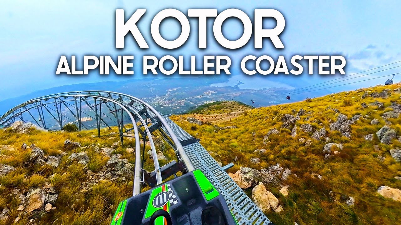 Riding the Alpine Coaster at Kotor Cable Car: A Scenic Montenegro Roller Coaster Adventure Ride