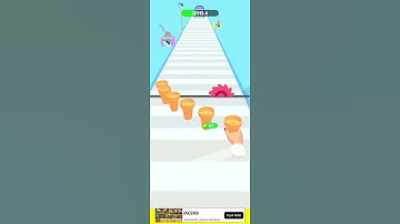ice cream stack games runner level188#subscribe