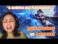 "Testando a Ashe pela primeira vez! Spoiler: Não sou boa com arco!"