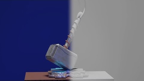 Thor Hammer Made in Blender
