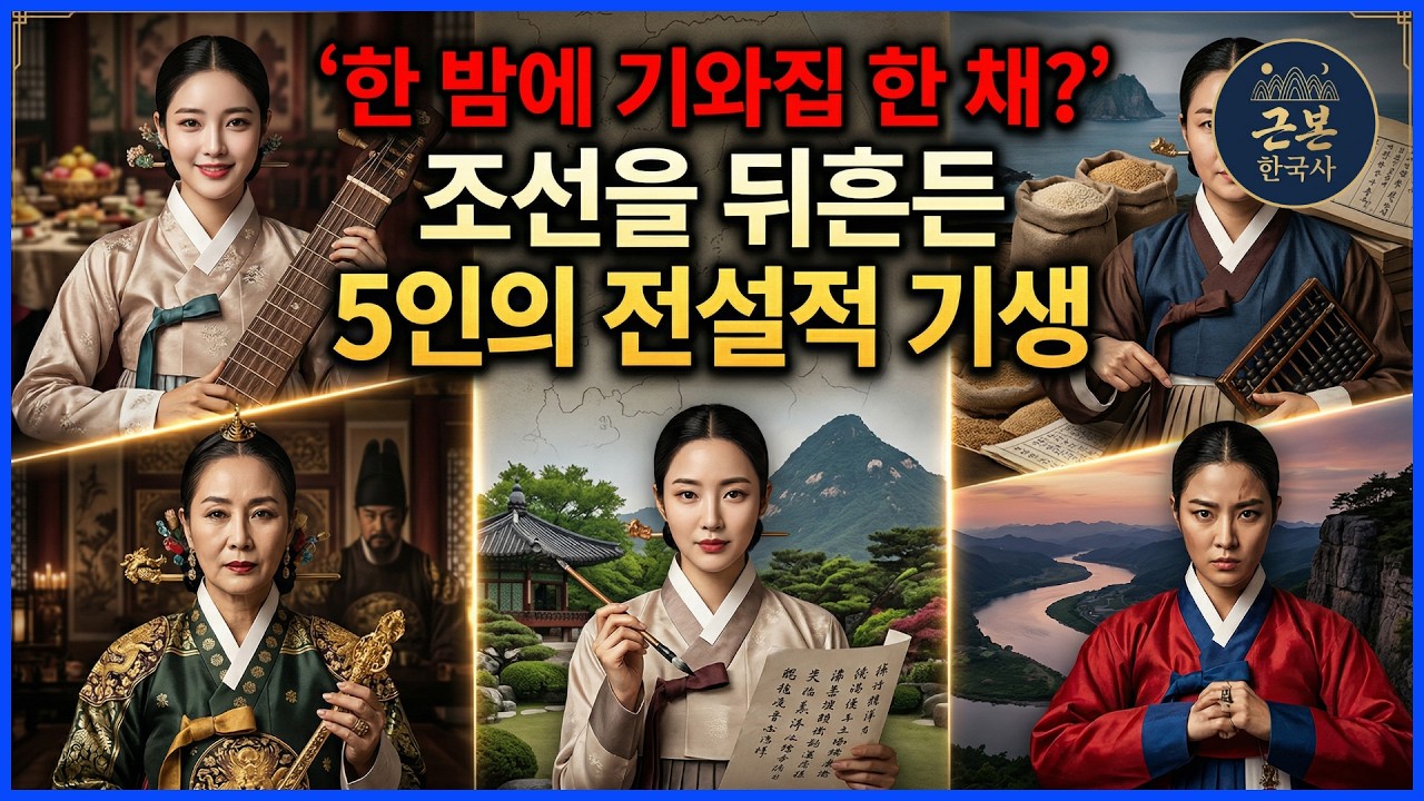조선시대 기생 순위 TOP 5: 초요갱부터 논개까지 (한국사 야사) - YouTube