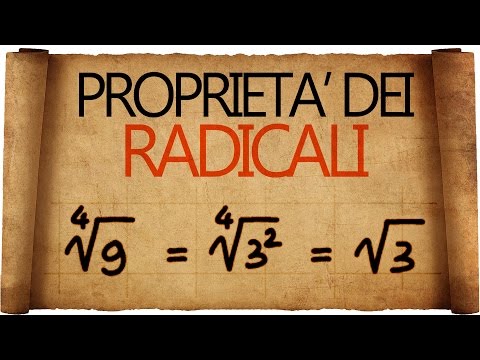Video: Il radicale 30 è semplificato?