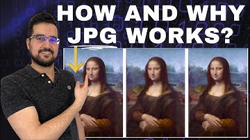 How does JPG work and why (with an example)?