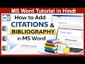 How to Add Citations and Bibliography in MS Word | Complete Tutorial