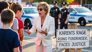 HOA Karen SCREAMED at Kids Fundraiser—Arrested for Disorderly Conduct and Assault!