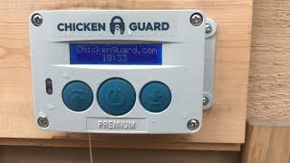 Change timer on chicken guard