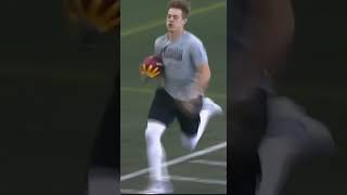 Josh Allen showcased elite arm talent at his @wyo_football Pro Day 💪 #nfl