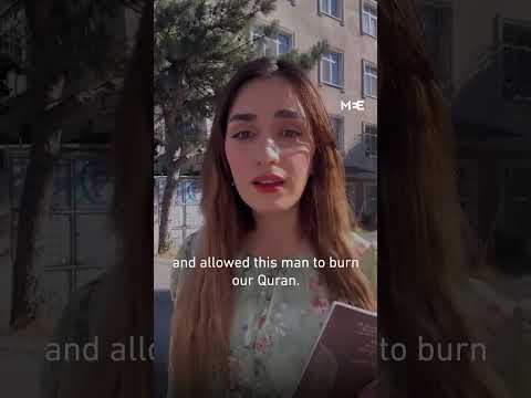 Iraqi blogger burns her Swedish passport over Quran burning