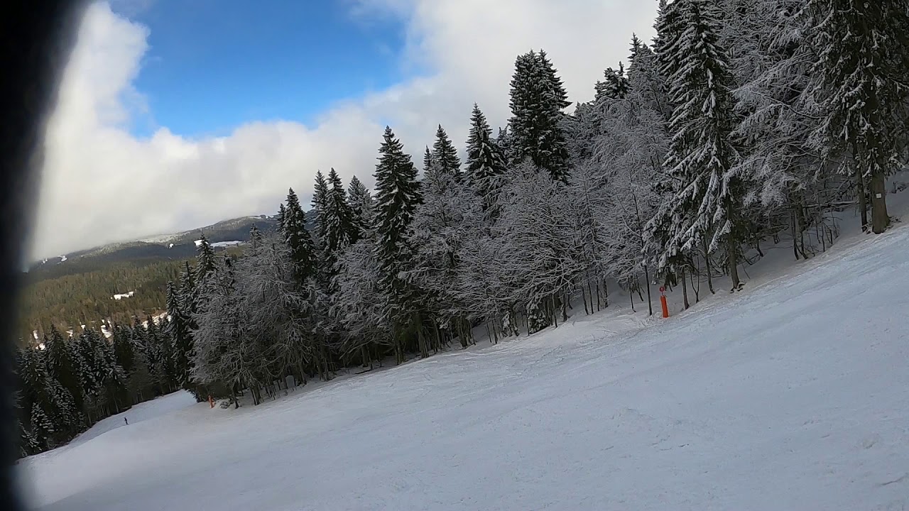 Descente piste rouge du Balancier
