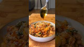One Pot Creamy Tuscan Bean and Sun-Dried Tomato Skillet