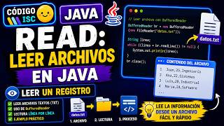 🔥 READ en Java 📂 | Leer Archivos TXT con BufferedReader