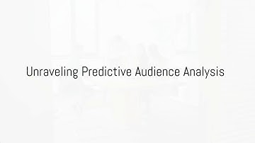 Decoding Customer Desires: The Magic of Predictive Audience Analysis by Acumens