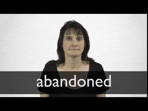 How to pronounce ABANDONED in British English