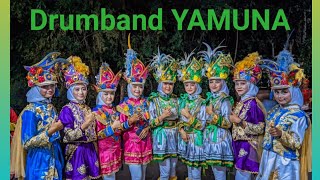 Arak arakan bersama Drumband Yamuna dan Burok di Astanajapura Cirebon