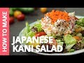 How to make japanese kani salad  recipe by plated asia