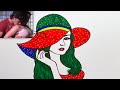 💘💘HOW TO DRAW AN BEAUTIFUL GIRLS SOFT COLORFUL SKETCH | DRAWING CHALLENGE FOR BEGINNERS
