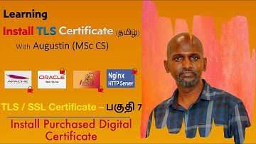 Install TLS Certificate (தமிழ்) | Install purchased Certificate on OHS |SSL Certificate Installation